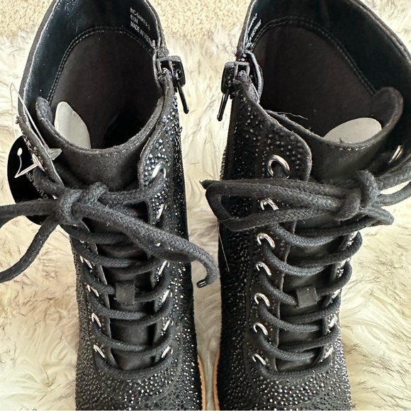 INC Rhinestone Almond Toe Mid-Calf Boots - Picture 4 of 15